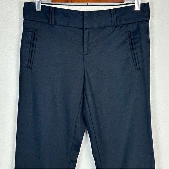 Banana Republic Black Straight Leg Pants 2 - Picture 2 of 8